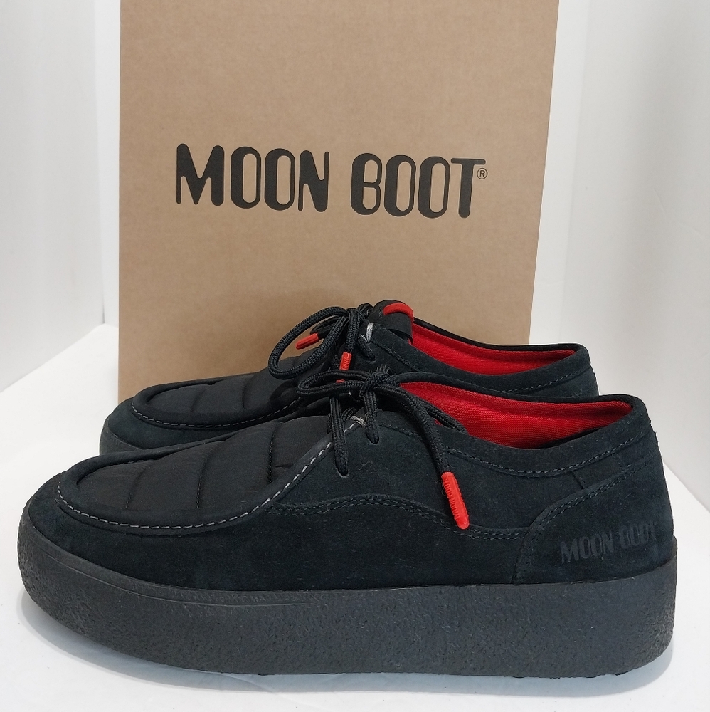 Moon Boot Mtrack Wallaby Quilted suede sneakers, NWT, Size‎ 10|EUR 42